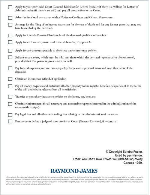 GWM Executor Checklist-2